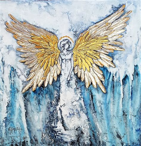 Abstract Angel Wings Art