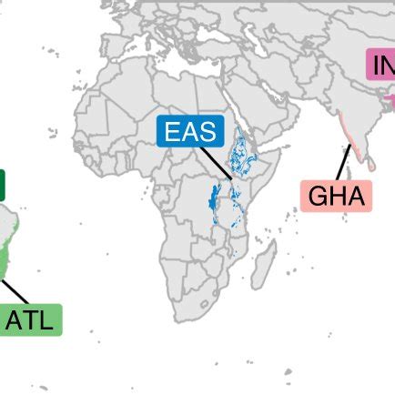 Regions covered by the present study (i.e. intersection between eight ...