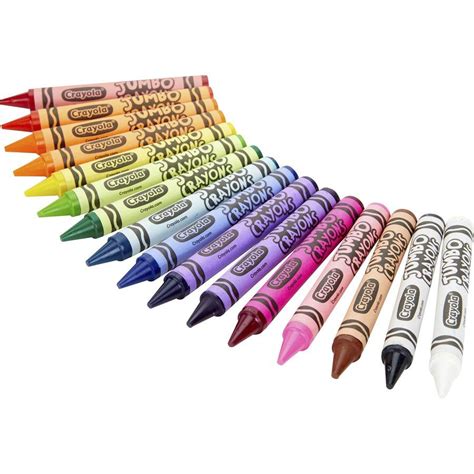 Crayola Jumbo Crayons - Assorted - 16 / Pack