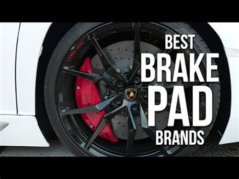 Top 5 Best Brake Pad Brands of 2017 - YouTube