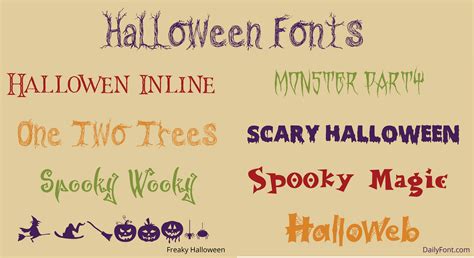 Halloween Fonts :: DailyFont.com