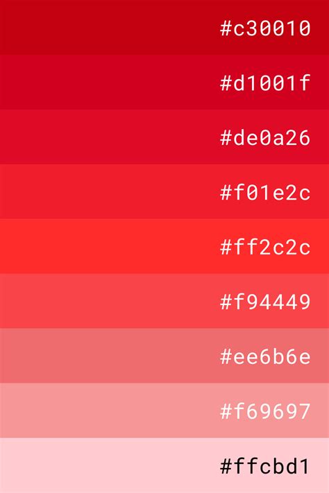 red color palette code - Wonderful Thing Webcast Image Archive