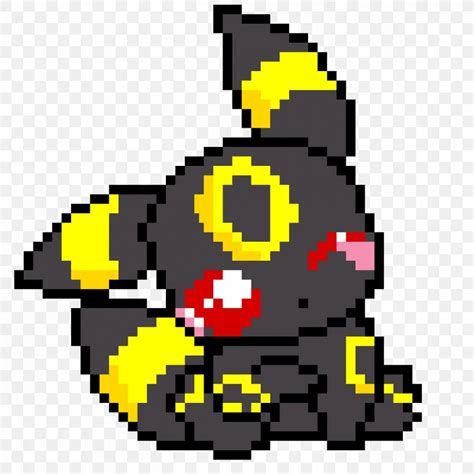 Pokémon Yellow Minecraft Pixel Art Umbreon, PNG, 1200x1200px, Minecraft ...