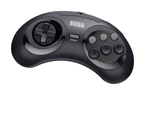 Sega Genesis Mini 6 Button Wireless Controller - Black | Walmart Canada