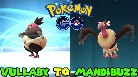 Evolving VULLABY to MANDIBUZZ in Pokemon GO + Vullaby Hatch - YouTube