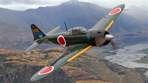 A restored Japanese Mitsubishi A6M3 "Zero" fighter | Ww2 planes ...