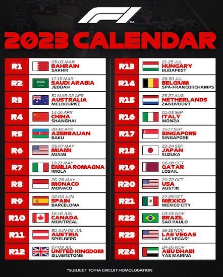 F1 announces 24-race calendar for 2023 | Sports247