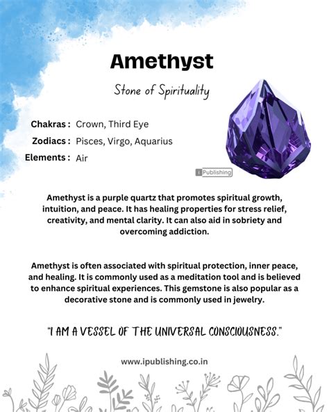 Amethyst Meaning - Daily Use and Spiritual Healing Properties - iPublishing