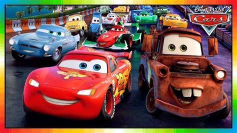 Cars 2 - ENGLISH - all characters - McQueen - McMissile - the cars part ...