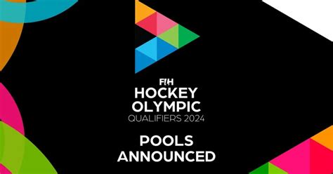 USA Field Hockey | FIH Hockey Olympic Qualifiers 2024: Pools Revealed