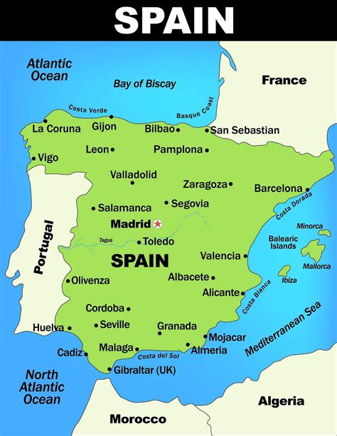 Map Spain