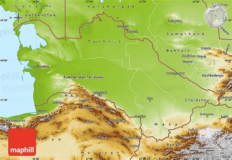 Karakum Desert Map