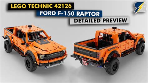 LEGO Technic 42126 Ford F-150 Raptor detailed preview - YouTube