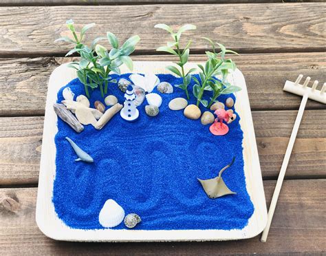 Beach Zen Garden Kit Mini Ocean Zen garden DIY Miniature | Etsy | Zen ...