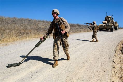 Combat engineers clear the trails of Camp Roberts