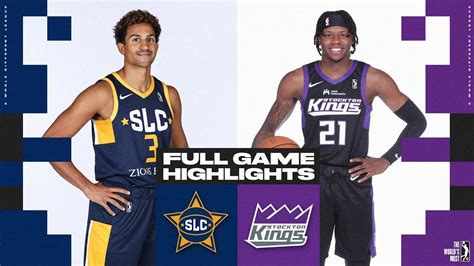 Stockton Kings vs. Salt Lake City Stars - Game Highlights - YouTube