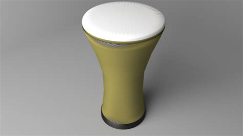 Goblet Drum 3D Model - TurboSquid 1593404