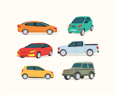 Various Cars Vector Vector Art & Graphics | freevector.com