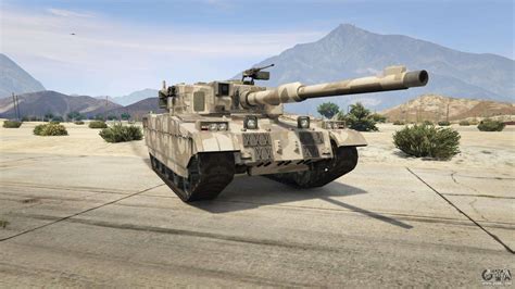 GTA 5 Rhino - description, characteristics, screenshots of the tank.