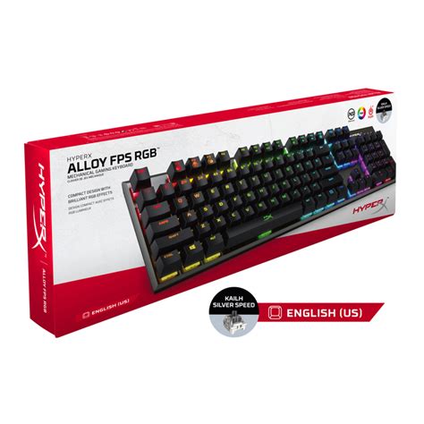 HyperX Alloy FPS RGB Kailh Silver Switch - Mechanical Gaming Keyboard ...