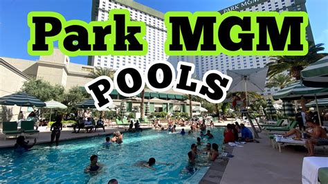 The POOLS AT Park MGM WALKTHROUGH 2021 - YouTube