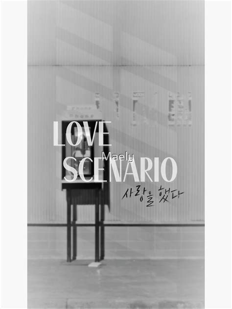 "IKON - LOVE SCENARIO" Sticker for Sale by Maely | Redbubble