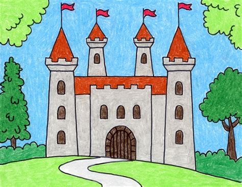 How To Draw A Castle Tower Easy - bmp-review