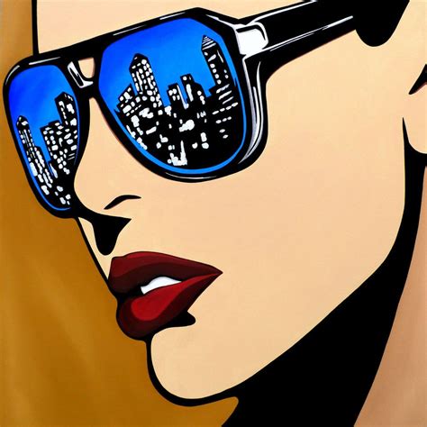 URBAN VISION - Original Abstract Modern POP Art Portrait Painting by ...