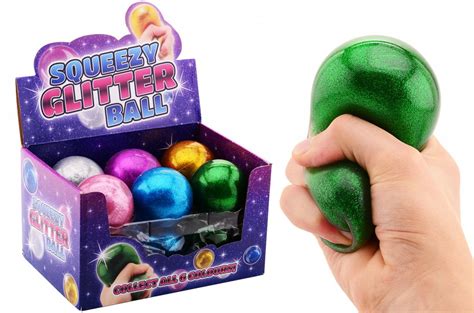 Squishy Glitter Ball - Modellervoks, Slime & Squishy - BØRN & BABY ...