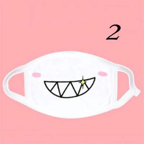 Cute Anime Kaomoji kun Emotiction Mouth muffle Kawaii Cotton Anti Dust ...