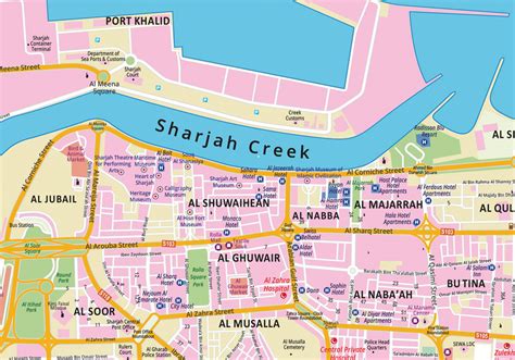 Sharjah Map