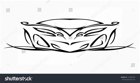 Silhouette Car Vector Illustration Stock Vector (Royalty Free ...