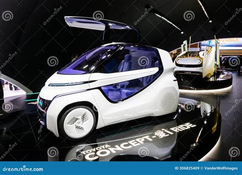 Toyota Concept I-ride Autonomous Electric Car Editorial Stock Image ...