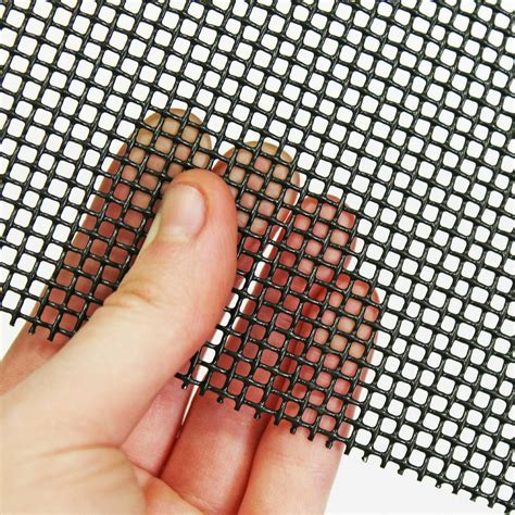 2.48mm Hole Black Epoxy Steel Woven Wire Varroa Mesh Floor - 0.7mm Wire ...