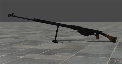 Ptrd-41 Anti Tank Rifle For Xnalara by Elly-Klamsky on DeviantArt