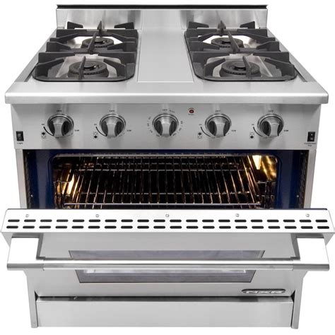 NXR Professional 30-Inch 4-Burner Natural Gas Range - DRGB3001 ...