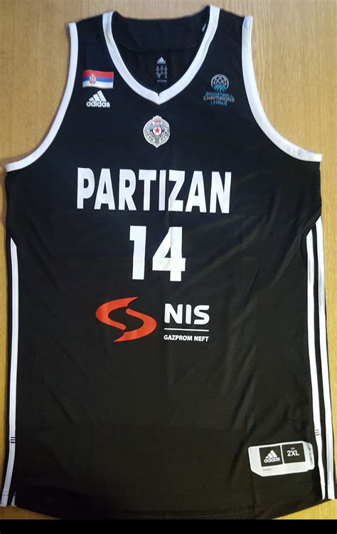 Basketball Jerseys : PARTIZAN BELGRADE JERSEYS