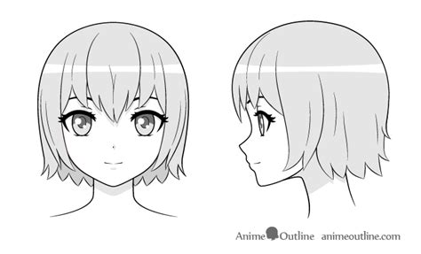 How To Draw Anime Nose Female Front View Draw anime character tutorial ...