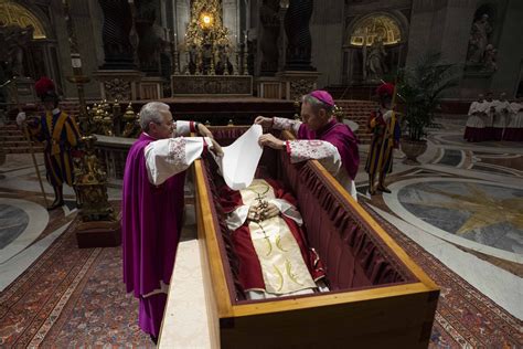 Scroll in Benedict's casket briefly summarizes his life and ministry ...