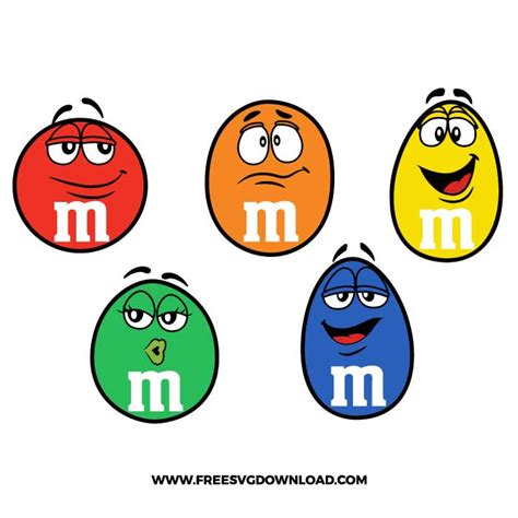 M And M Faces And Letter “M”, M&M SVG Vectorency | ubicaciondepersonas ...