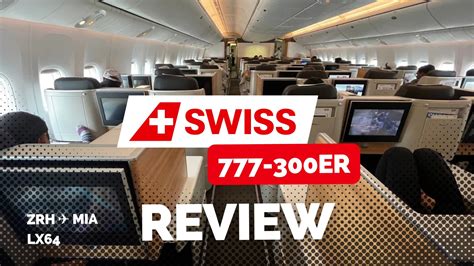 Swiss Business Class In 2023: 777-300ER Zurich To Miami [Review] | AirLapse