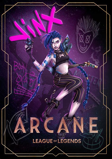 ArtStation - Jinx - Arcane Poster