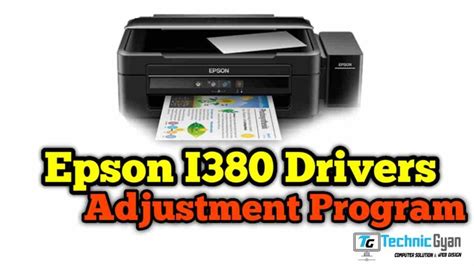 Epson l380 Driver & adjustment program Download - TechnicGyan