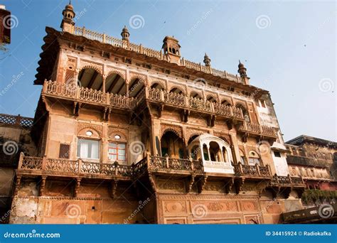 Beautiful Ancient Ramnagar Fort in Varanasi, India Stock Photo - Image ...