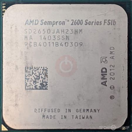 AMD Sempron 2650 Specs | TechPowerUp CPU Database