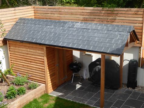 Fibreglass Slate Tiled Roofing Sheets On Shed Roof | Shapes GRP