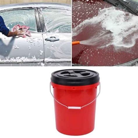 Plastic Bucket With A Lid Car Cleaning Bucket with/without Lid - AutoMods