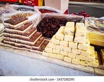 Various Halva Types Chocolate Walnut Milk Stock Photo 1437180290 ...