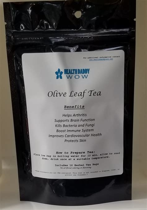 Olive Leaf Tea - Health Daddy Wow