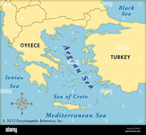 What are the only two countries on the aegean sea? | Which Countries ...